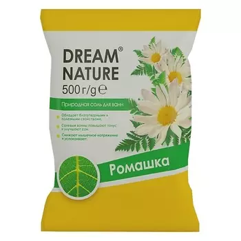 DREAM NATURE Природная соль для ванн "Ромашка" 500.0