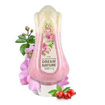DREAM NATURE Соль для ванны с пеной "Шиповник" 600.0