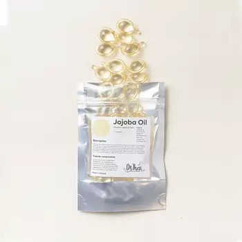 DRTHAI Масло питательное для волос в виде капсул с экстрактом жожоба