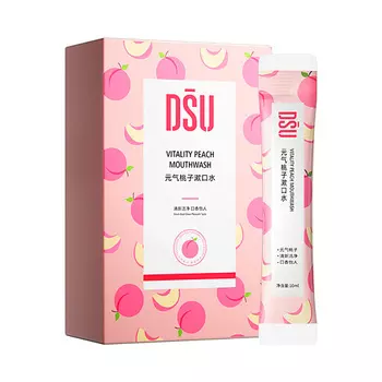 DSU Освежающий ополаскиватель для полости рта с ароматом персика