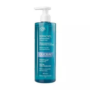 DUCRAY Очищающий гель для лица и тела Keracnyl