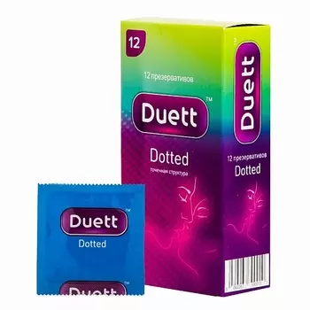 DUETT Презервативы Dotted с точками