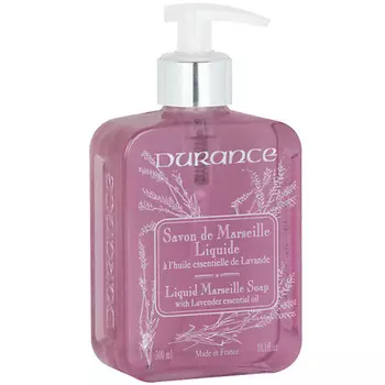 DURANCE Жидкое мыло с экстрактом Лаванды Liquid Marseille Soap with Lavender essential oil 300.0