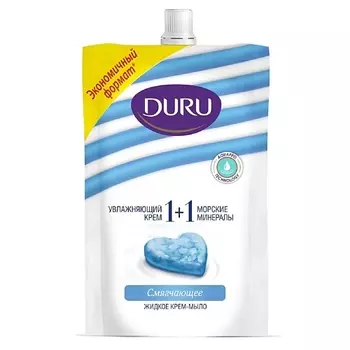 DURU Жидкое крем-мыло 1+1 Увлажняющий крем & Морские минералы 450.0