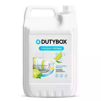 DUTYBOX Гель для мытья посуды Лайм и Мята 5000.0
