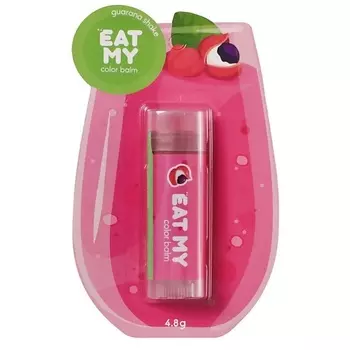 EAT MY Оттеночный бальзам для губ Шейк с гуараной Color Balm Guarana Shake