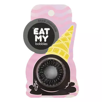 EAT MY Резинка для волос в цвете "Чёрный шоколад" Black Chocolate