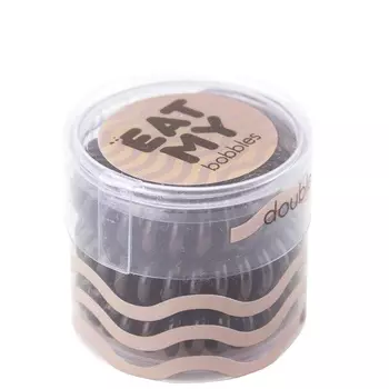 EAT MY Резинка для волос в цвете "Двойной шоколад", мини упаковка Double Chocolate