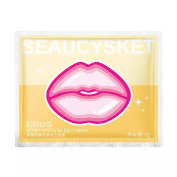 EBUG Гидрогелевая увлажняющая маска для губ с экстрактом меда 1.0