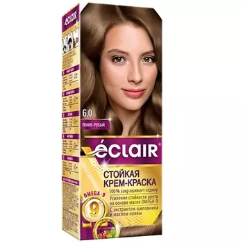 ECLAIR Стойкая крем-краска для волос OMEGA-9