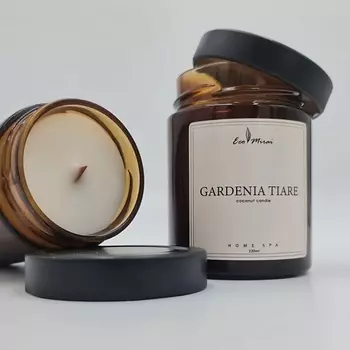 ECO MIRAI Ароматическая свеча из кокосового воска Gardenia Tiare 205.0