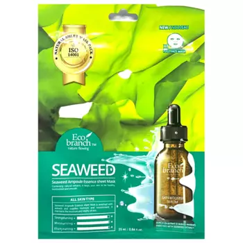 ECOBRANCH Ампульная тканевая маска с морскими водорослями 25.0