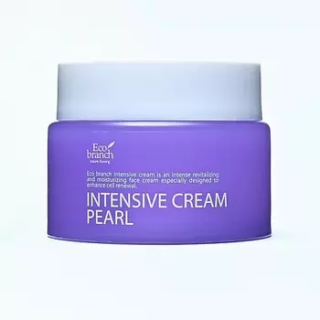 ECOBRANCH Интенсивный увлажняющий крем с экстрактом жемчуга 100.0