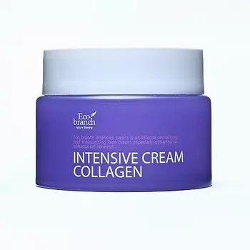 ECOBRANCH Интенсивный увлажняющий крем с коллагеном 100.0