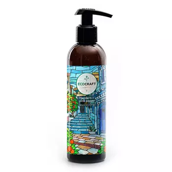 ECOCRAFT Гель для душа Мандарин и розовый перец Mandarin & Pink Pepper Natural Shower Gel