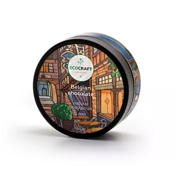 ECOCRAFT Скраб для тела Бельгийский шоколад Belgian Chocolate Natural Body Scrub