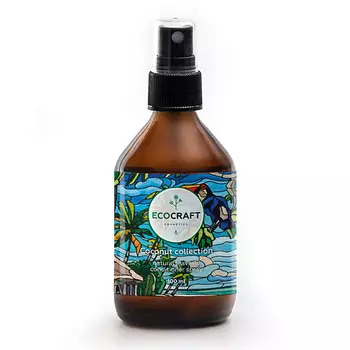 ECOCRAFT Спрей для волос Кокосовая коллекция Coconut Collection Natural Leave-In Conditioner Spray
