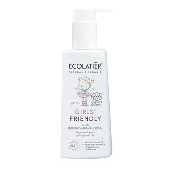 ECOLATIER baby Гель для интимной гигиены Girls' Friendly 3+ (Ecocert) 150
