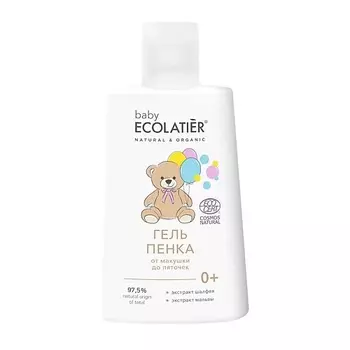 ECOLATIER baby Гель-пенка "От макушки до пяточек" BABY 0+ (Ecocert) 250