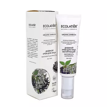 ECOLATIER Ecolatier Green Дневной крем для лица матирующий серия ORGANIC SAMBUCA 50.0