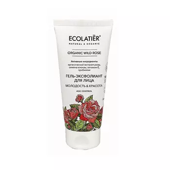 ECOLATIER Green Гель-Эксфолиант для лица "МОЛОДОСТЬ И КРАСОТА" серия ORGANIC WILD ROSE 100.0