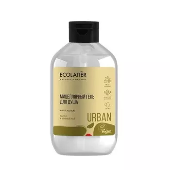 ECOLATIER Мицеллярный гель для душа кактус & зеленый чай 600.0