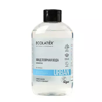 ECOLATIER Urban Мицеллярная вода для снятия макияжа Алоэ Вера & Цветок кактуса 600.0