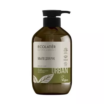 ECOLATIER Жидкое мыло для рук алоэ & миндальное молочко 400.0