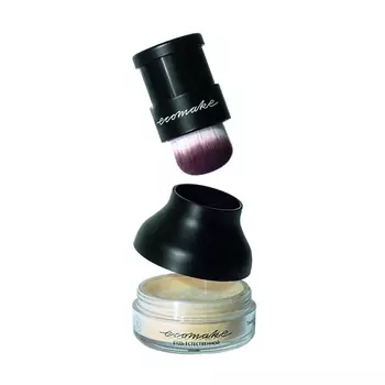 ECOMAKE Тональная основа минеральная с кистью