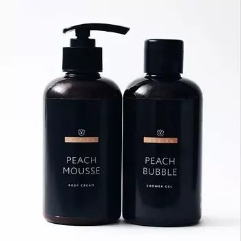 ECOSUGARING Набор: Гель для душа Императирица + Крем для тела Peach