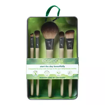 ECOTOOLS Набор кистей для макияжа EcoTools Start The Day Beautifully Kit