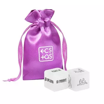 ECSTAS Кубики для двоих 50 оттенков страсти (позы, время)