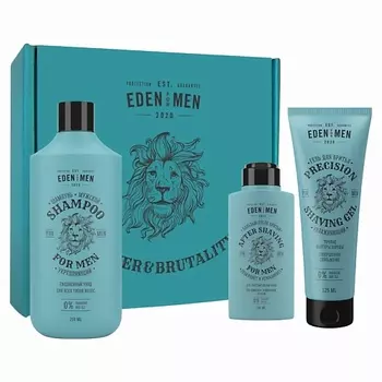 EDEN Подарочный набор Шампунь For men +гель для бритья For men +бальзам после бритья For men