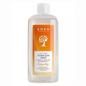 EDEN Тоник для лица освежающий, матирующий, сужающий поры для жирной и комбинированной кожи 250.0