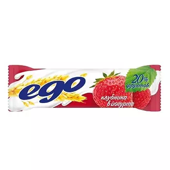 EGO Батончики мюсли Клубника йогурте