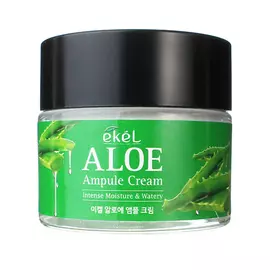 EKEL Крем для лица с Алоэ Ампульный Увлажняющий Ampule Cream Aloe 70.0