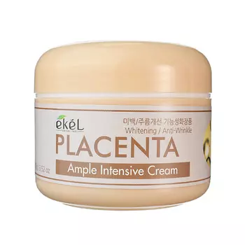 EKEL Крем для лица с Биоплаценой Ампульный Ample Intensive Cream Placenta 100