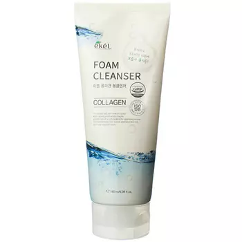 EKEL Пенка для умывания с Коллагеном Антивозрастная Foam Cleanser Collagen 180