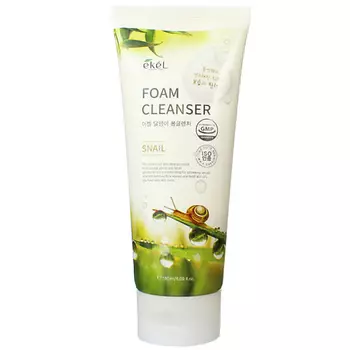 EKEL Пенка для умывания с Муцином улитки Омолаживающая Foam Cleanser Snail 180