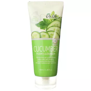 EKEL Пенка для умывания с Огурцом Увлажняющая Foam Cleanser Cucumber 100.0