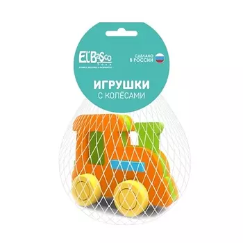 EL'BASCO Игрушка-каталка для малышей с колесами Паровоз 1.0