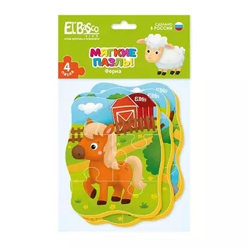 EL'BASCO Мягкие пазлы "Ферма" 1.0