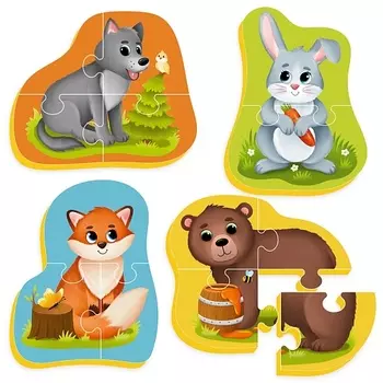 EL'BASCO Мягкие пазлы"Лесные жители" 1.0