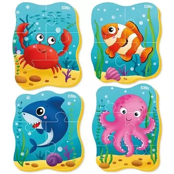 EL'BASCO Мягкие пазлы "Морские жители 1.0
