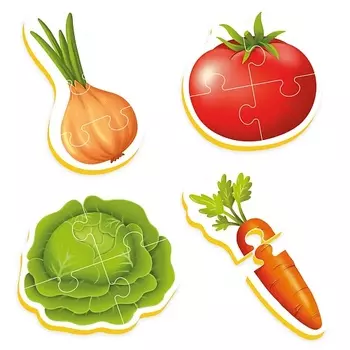 EL'BASCO Мягкие пазлы"Овощи" 1.0