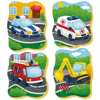 EL'BASCO Мягкие пазлы "Полезные машины" 1.0