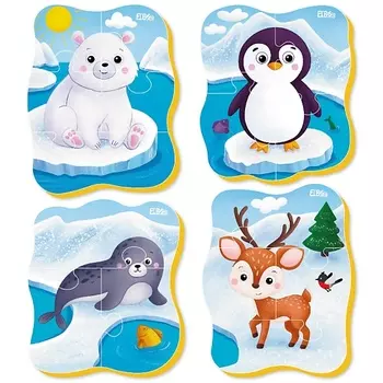 EL'BASCO Мягкие пазлы "Животные Севера" 1.0