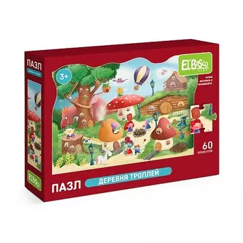 EL'BASCO Пазл Деревня троллей 60 элементов 1.0