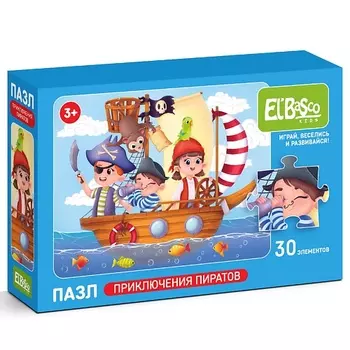 EL'BASCO Пазл детский 27х20 см Приключения пиратов 1.0