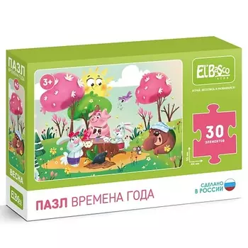 EL'BASCO Пазл детский 27х20 см Времена года Весна 1.0